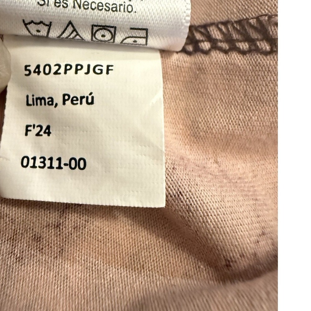 Nation LTD Turtleneck Dress Womens XS Burgundy Floral Pima Cotton Long Sleeve - Picture 7 of 7